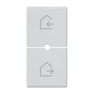 Due Mezzi Tasti 1M Scenari Silver VIMAR 14755.6.SL
