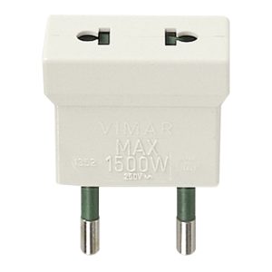 Adattatore S10 - Usa+Eu Bianco VIMAR 01352.B