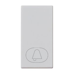 Tasto 1M Simbolo Campanello Silver VIMAR 14021.C.SL