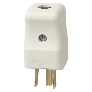 Spina 2P+T 15A Usa+Saso Bianco VIMAR 01096.B