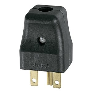 Spina 2P+T 15A Usa Nero VIMAR 01105
