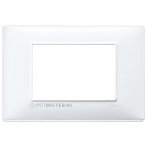Placca 3M Antibatterico Bianco VIMAR 14653.AB.01