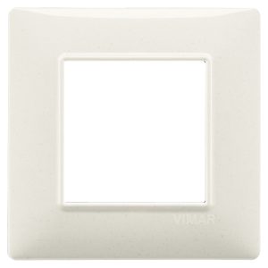 Placca 2M Bianco Granito VIMAR 14642.06