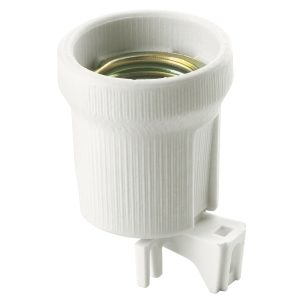 Portalampada E27 Ø43Mm Porc.Piastrina90° VIMAR 02174.S