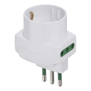 Adattatore Sfals.Vert.S11+2P11+P30Bianco VIMAR 00313.B