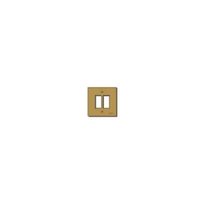 Placca 2M Allum. Viti Bronzo VIMAR 08506.BR