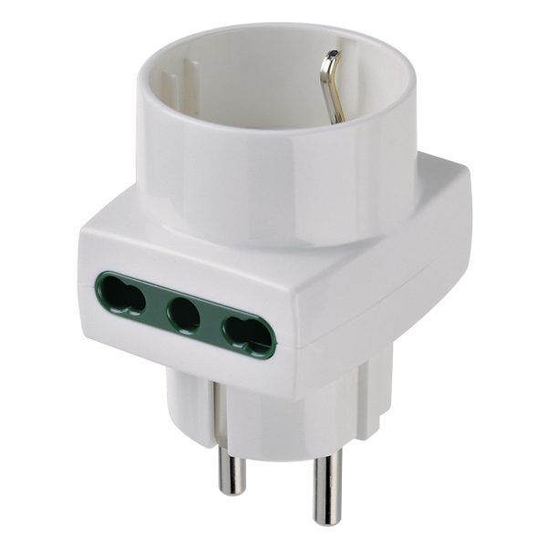 Adattatore Mult. S31+2P17/11+P30 Bianco VIMAR 00325.B