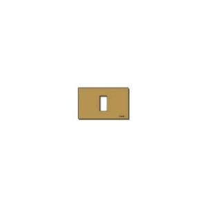 Placca 1M Allum. Scatto Bronzo VIMAR 08635.BR