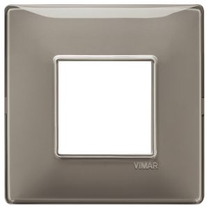 Placca 2M Bs Reflex Cenere VIMAR 14647.40