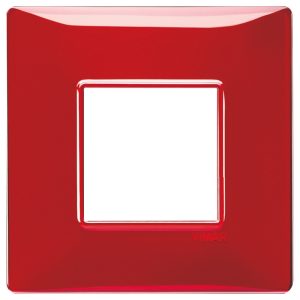 Placca 2M Bs Reflex Rubino VIMAR 14647.51