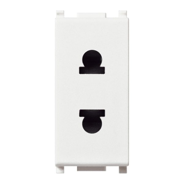Presa Sicury 2P 16A Usa+Eu Ø4,8Mm Bianco VIMAR 14234