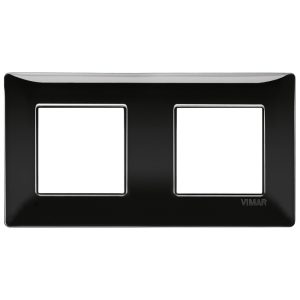 Placca 4M (2+2) Int71 Nero VIMAR 14643.05