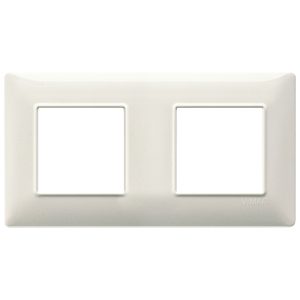 Placca 4M (2+2) Int71 Bianco Granito VIMAR 14643.06