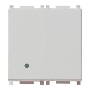 Interruttore 1P 16Ax 2M Silver VIMAR 14001.2.SL