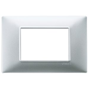 Placca 3M Argento Opaco VIMAR 14653.20
