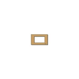 Placca 3Msp Allum. Scatto Bronzo VIMAR 08657.BR