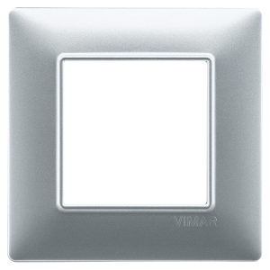 Placca 2M Argento Opaco VIMAR 14642.20