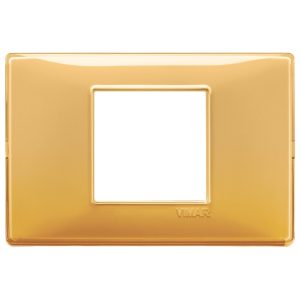 Placca 2M Centrali Reflex Ambra VIMAR 14652.43