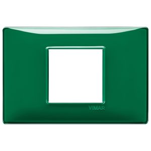Placca 2M Centrali Reflex Smeraldo VIMAR 14652.47