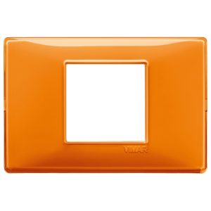 Placca 2M Centrali Reflex Arancio VIMAR 14652.48