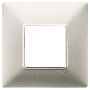 Placca 2M Bs Nichel Opaco VIMAR 14647.21