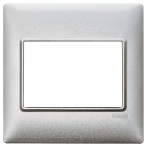 Placca 3M Bs Tecnopolimero Silver VIMAR 14648.27