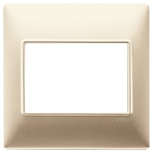 Placca 3M Bs Champagne Opaco VIMAR 14648.22