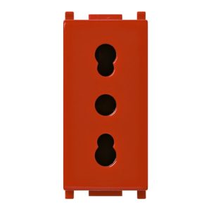 Presa 2P+T 16A P17/11 Rosso VIMAR 14203.R