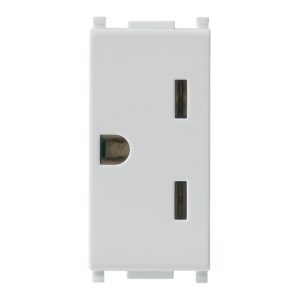Presa 2P+T 15A Americano Silver VIMAR 14247.SL