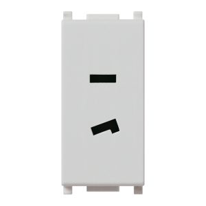 Presa Polarizzata 2P 6A 24V Selv Silver VIMAR 14332.SL