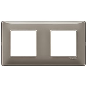 Placca 4M (2+2) Int71 Reflex Cenere VIMAR 14643.40