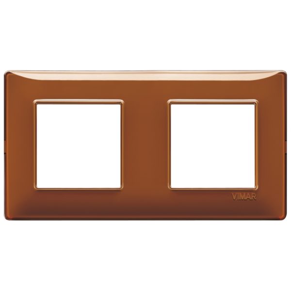 Placca 4M (2+2) Int71 Reflex Tabacco VIMAR 14643.49