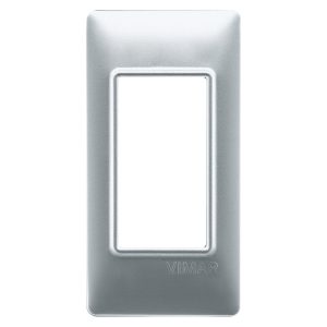 Placca 1M Pannelli Argento Opaco VIMAR 14666.20