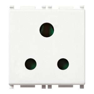 Presa Sicury 2P+T 5A Inglese Bianco VIMAR 14214