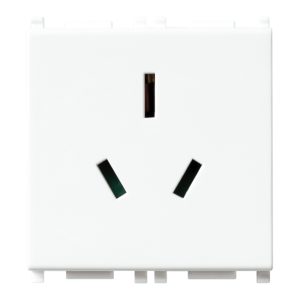 Presa Sicury 2P+T 10A Australia Bianco VIMAR 14261