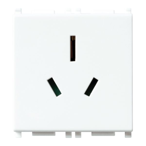 Presa Sicury 2P+T 15A Australia Bianco VIMAR 14262