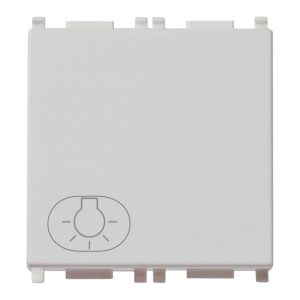 Pulsante 1P No 10A Luce 2M Silver VIMAR 14008.2.L.SL