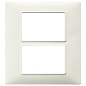 Placca 6M (3+3) Avorio VIMAR 14659.02