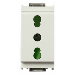 Presa 2P+T 16A P17/11 Bianco VIMAR 16203.B