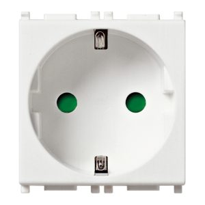 Presa Sicury 2P+T 16A Tedesco Bianco VIMAR 14208