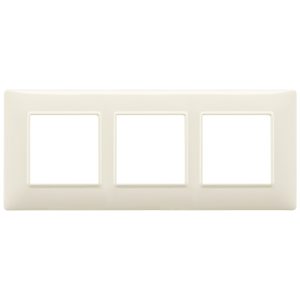 Placca 6M (2+2+2) Int57 Beige VIMAR 14646.03