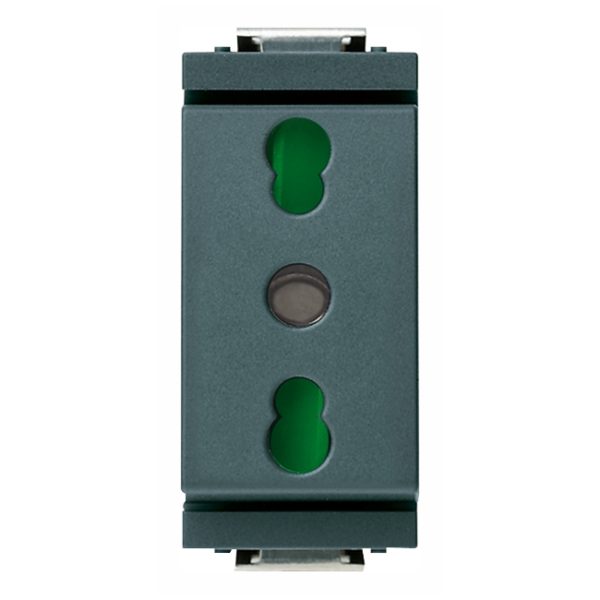Presa 2P+T 16A P17/11 Grigio VIMAR 17033