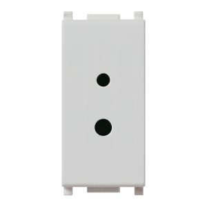 Presa Polarizzata 2P 6A 24V Selv Silver VIMAR 14331.SL