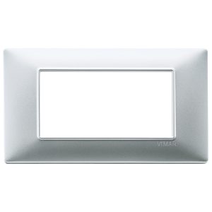 Placca 4M Argento Opaco VIMAR 14654.20