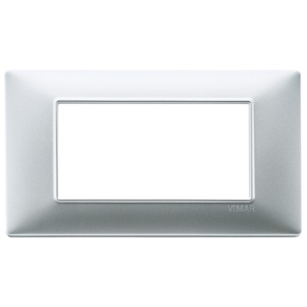 Placca 4M Argento Opaco VIMAR 14654.20