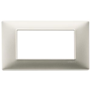 Placca 4M Nichel Opaco VIMAR 14654.21