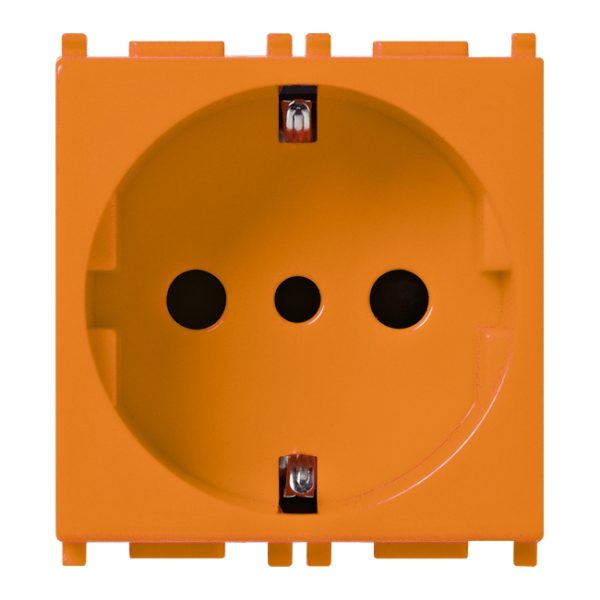 Presa 2P+T 16A P30 Arancione VIMAR 14209.A