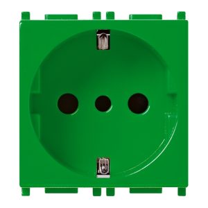 Presa 2P+T 16A P30 Verde VIMAR 14209.V