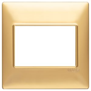 Placca 3M Bs Oro Opaco VIMAR 14648.25