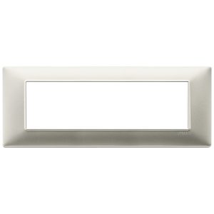 Placca 7M Nichel Opaco VIMAR 14657.21